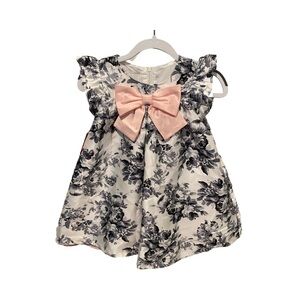 Rare Editions Toddler Girls Fancy Floral Bow Dress NWT Size 2T